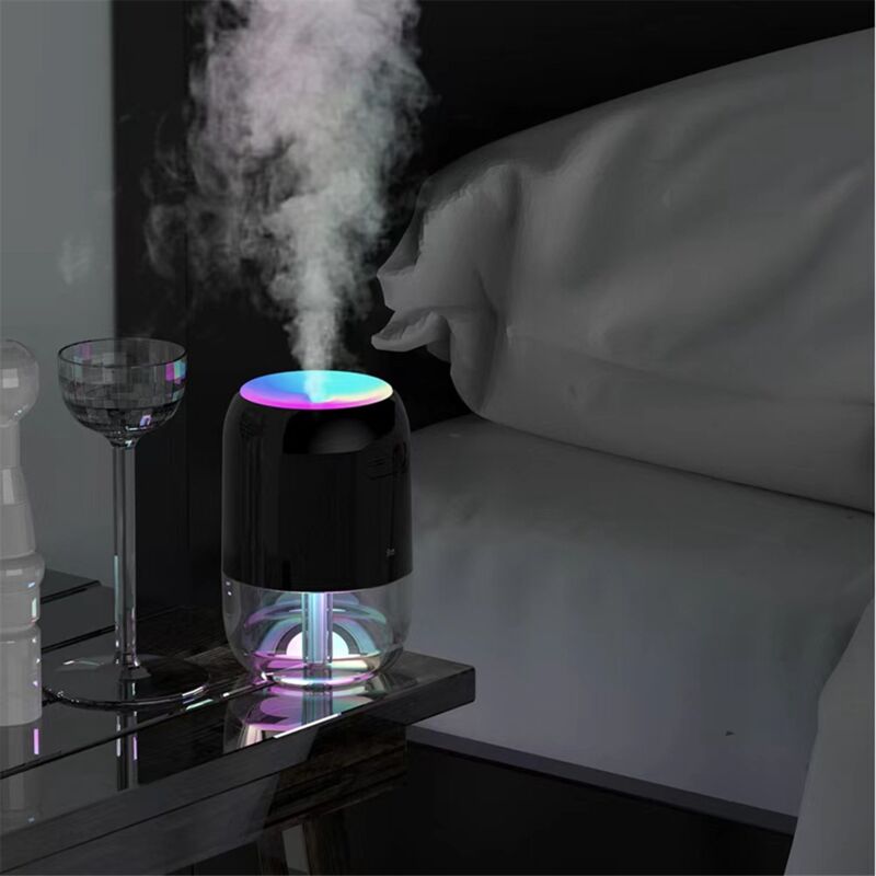 USB-Luftbefeuchter, AtmosphäRe, Licht, Duft, Intelligentes , Bunt, Aromatherapie-Diffusor, Luftbefeuchter für Auto und Zuhause-A