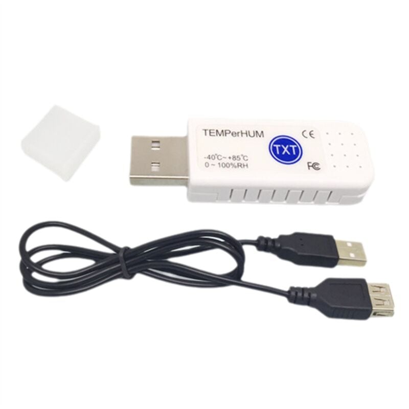 USB-Thermometer Computer Temperatursensor Sonde Aquarium Industrie Remote Monitor TEMPerHUM