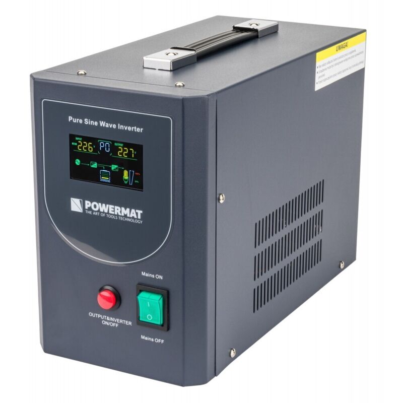 USV Stromversorgung Unterbrechungsfreie 500VA 400W UPS Anlage Notstromversorgung 2x230V Pure Sine Wave Line-Interactive AVR Konverter