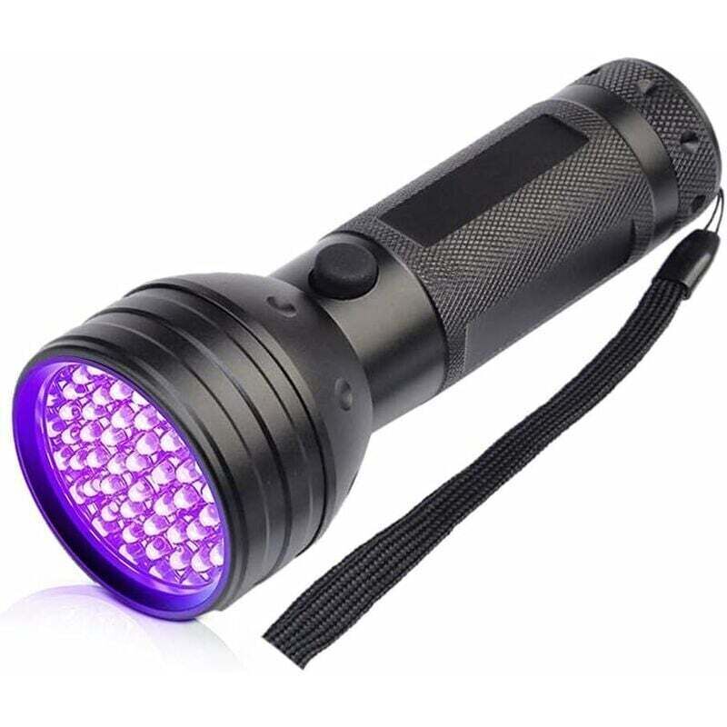 UV-Taschenlampe, 51 LEDs, 395 nm UV-Taschenlampe mit Schwarzlicht, leistungsstarke Ultraviolett-Taschenlampe, UV-Schwarzlicht-Taschenlampe, Detektor