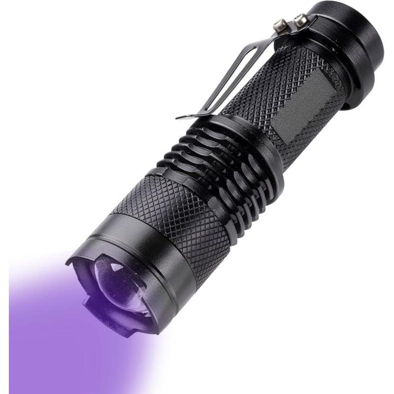 UV-Taschenlampe, UV-LED-Taschenlampe, Ultraviolett-Taschenlampe 395 nm LED-Schwarzlicht-Taschenlampe, für Hunde-/Katzenurin-Detektor