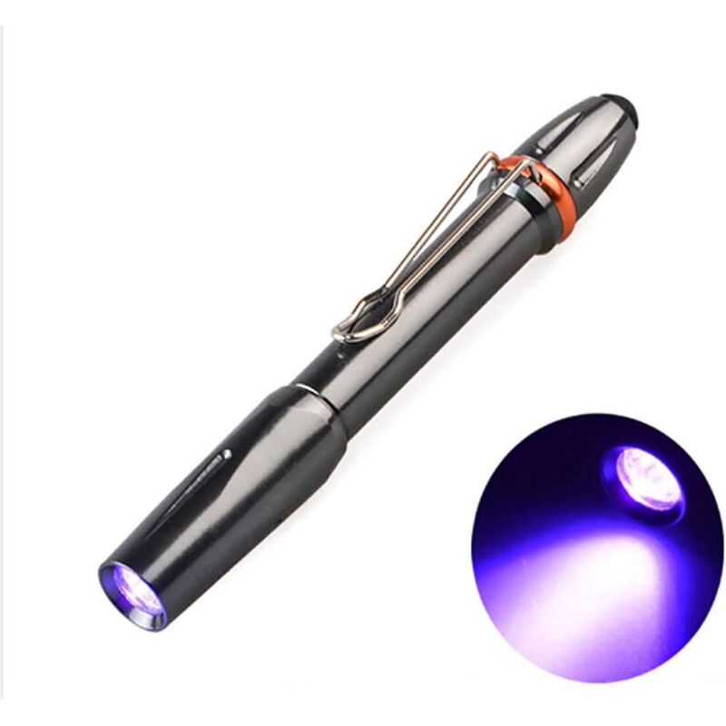 UV Ultra Violet Taschenlampe Taschenlampe Schwarzlicht Stift Licht Detektor 395nm UV LED Taschenlampe Stiftlampe