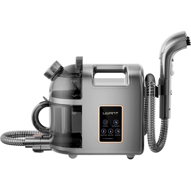 Staub-Wasch-Sauger B200 Polsterreiniger Gerät mit Dampfreinigung, Schrubbt und Saugt 1900 w, Für Teppiche, Sofas, Vorhänge, Kleidung, 74DB, 12000Pa