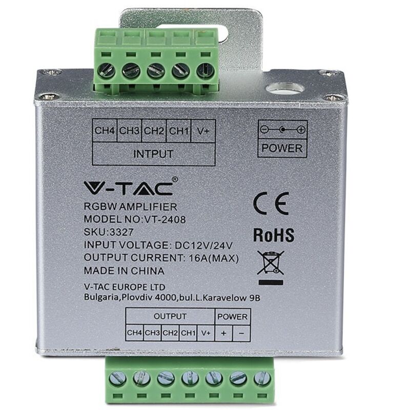 LED-Streifenleuchte Zubehör rgb + w Verstärker IP20