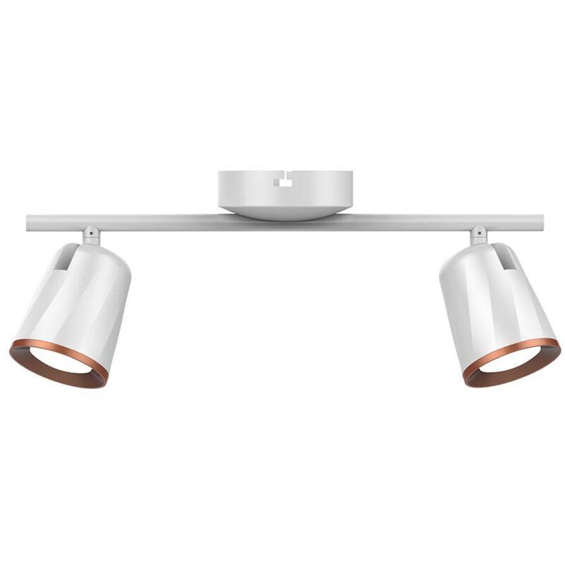 LED-Wandleuchten mit Doppelkopf - IP20 - Weiß - 10W - 1080 Lumen - 3000K