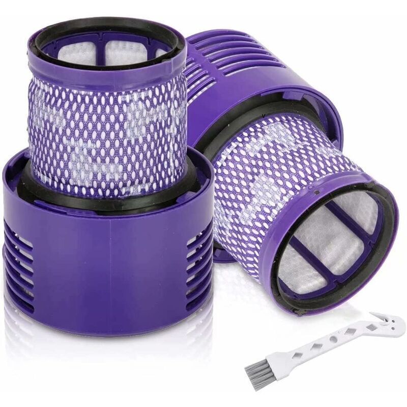 V10 SV12 Filter für Dyson V10 Absolute Animal Motorhead Total Clean, Chonphan Waschbarer Cyclone V10 Ersatzfilter mit Reinigungsbürste, ersetzt