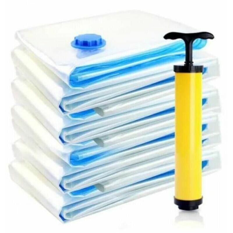 Vakuum-Aufbewahrungsbeutel, Abdeckung, Saugkompression, Kleidung, Reise, für Matratzen, Kleidung, Bettdecken, Bettwäsche, 10 Stück