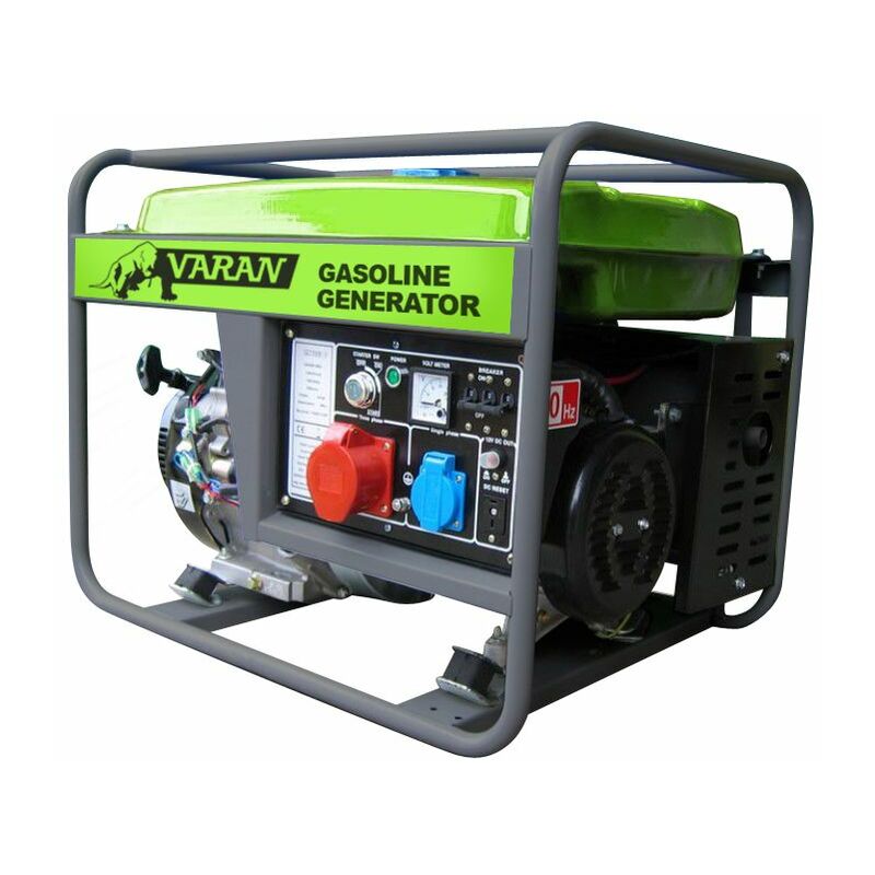 Varan Motors - 92521 Benzin Stromerzeuger 7.0 kVA 1 x 400V 1 x 230V 1 x 12VDC