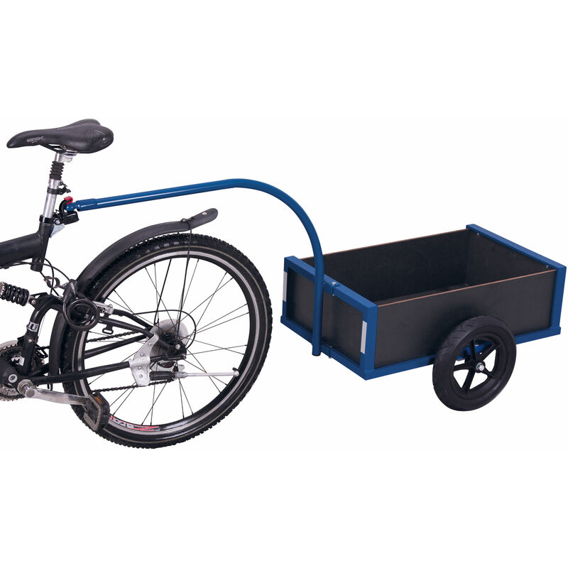 VARIOfit Leichter Fahrradanhänger mit Bordwand und Luftbereifung 590x425mm