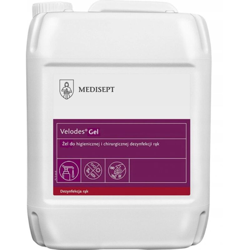 Velodes Gel 5l – Gel zur hygienischen und chirurgischen Händedesinfektion