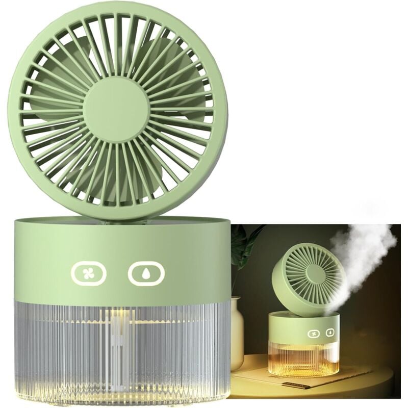 Ventilator, Ventilator zur Pulverisierung und Befeuchtung der Luft aus flexiblem Büro