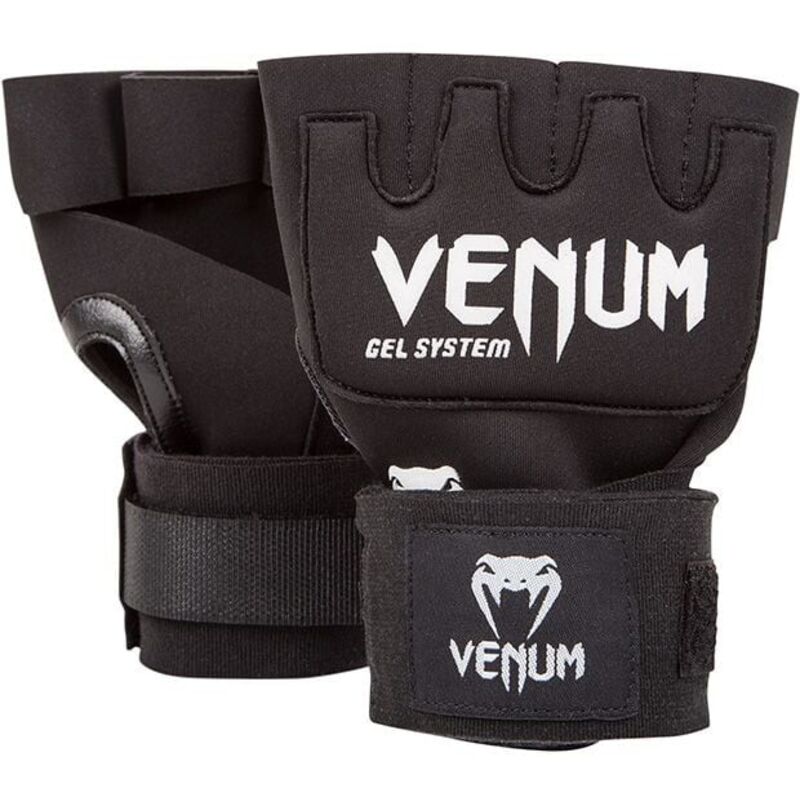 Venum Gel Kontact Boxbandagen - Gel-Handbandagen Schwarz/Weiß