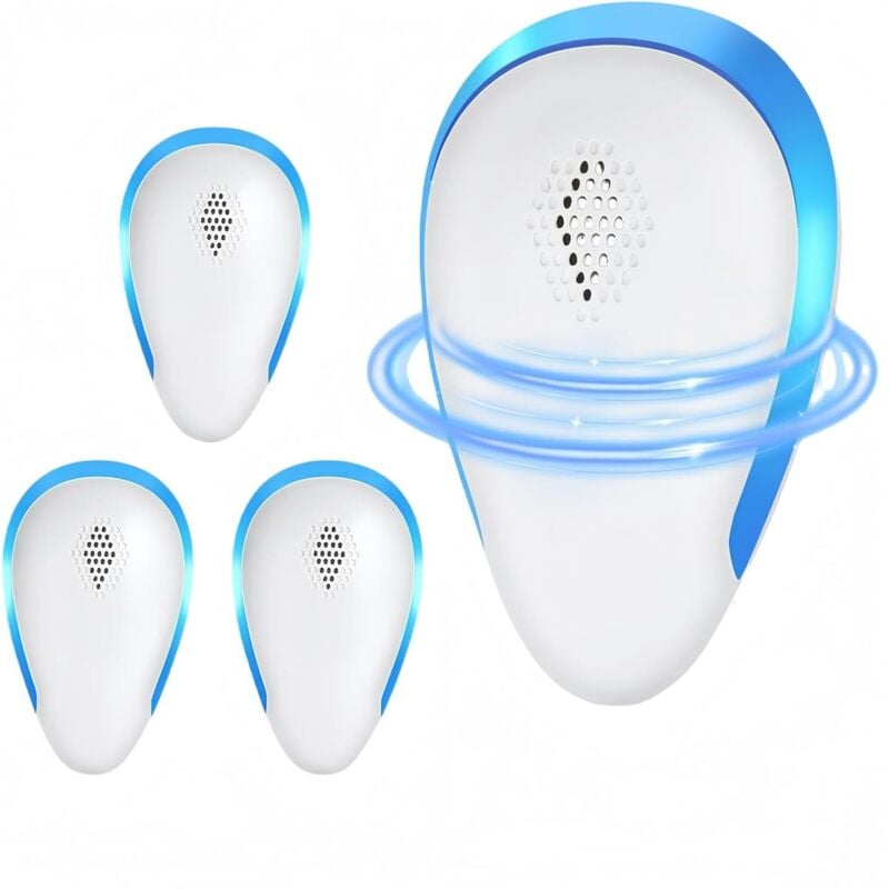 Verbesserte Version des Ultraschall-Schädlingsbekämpfers, leistungsstarker Mäuseabwehr-Stecker zur Schädlingsbekämpfung für Ratten, Nagetiere, Mäuse,