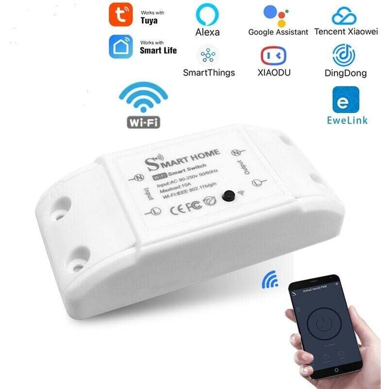 Verbindungsschalter, Tuya-App-Smart-Switch, Smart-WLAN-Handy-RF-Sprachsteuerungsschalter-Modulschalter