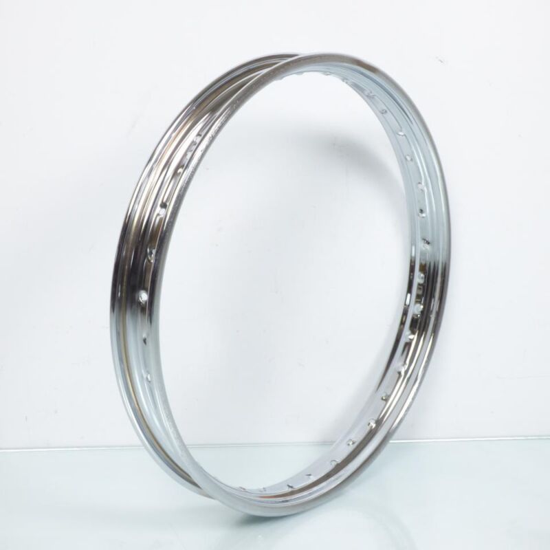 verchromter Felgenring 17 Zoll 1.50x17 gp 36 Speichen für Mofa