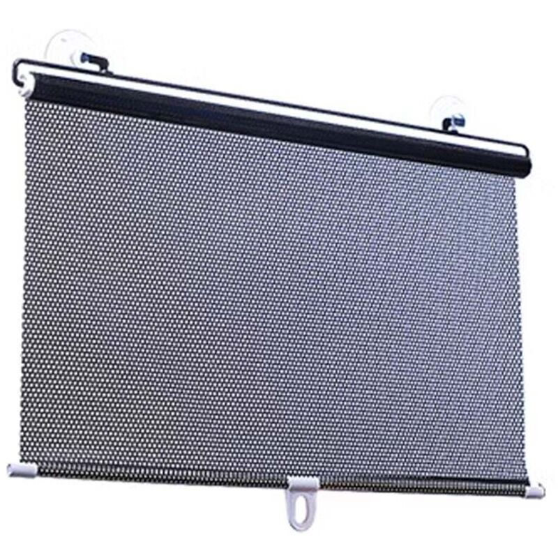 Verdunkelungsrollo ohne Bohren, einziehbare Rollos, Sonnenschutz mit Saugnapf, Verdunkelungsvorhänge für Auto-/Bürofenster, 50 x 125 cm, Lefou