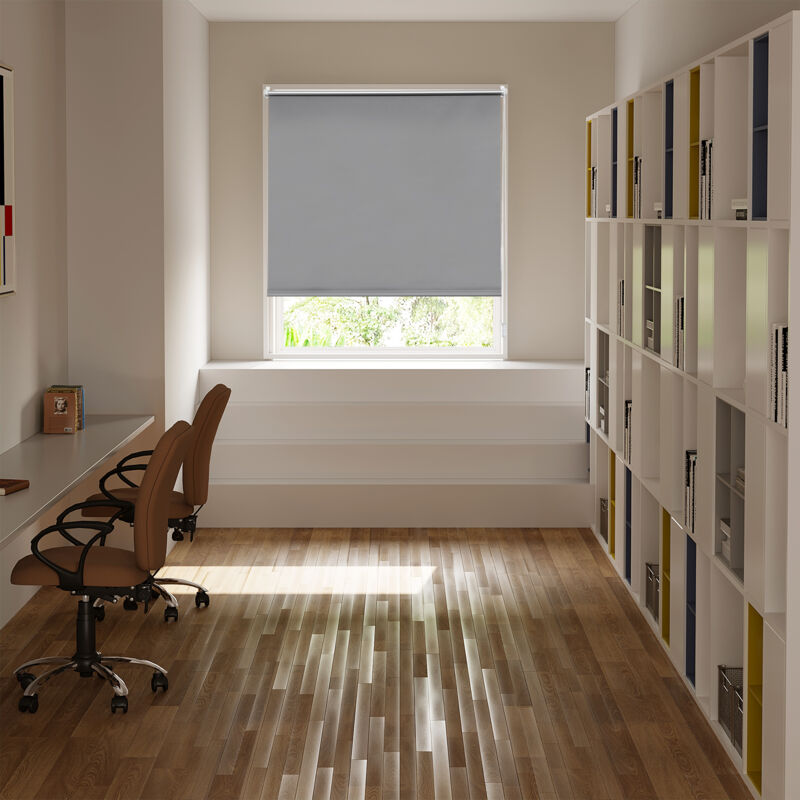 WOLTU Verdunklungsrollo ohne Bohren Klemmfix, Thermorollo Fensterrollo Blickdicht easyfix Verdunkelung Rollos, Sichtschutz und Sonnenchutz für