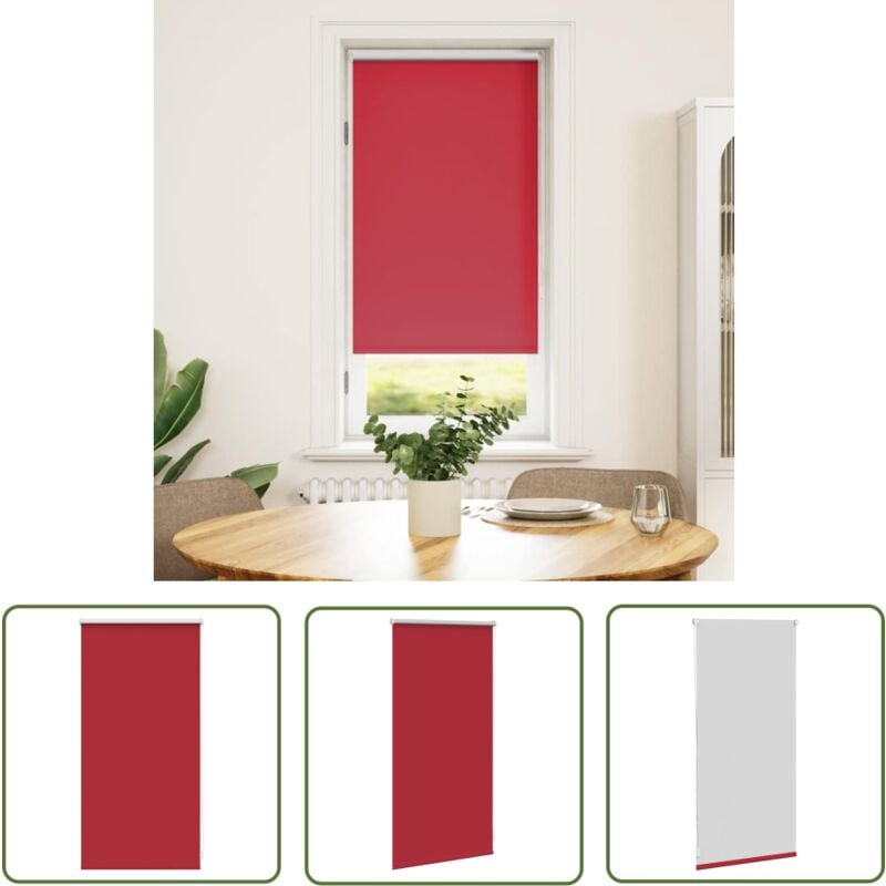 The Living Store - Verdunklungsrollo Verdunkelungsrollo Rollo 40 x 100cm Blau - Fensterrollo - Verdunkelungsrollo - Blickfang - Blaues Rollo - Gardine