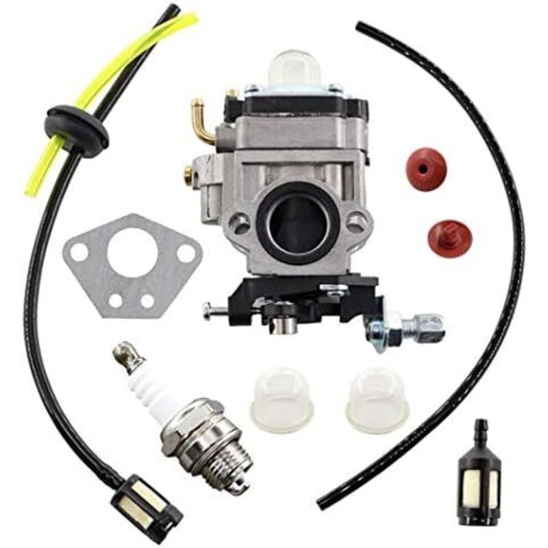 Vergaser-Kit für Florabest FBS 43 A1, FBK 4 B2 4 in 1 / Parkside PBK 4 A1, PBS 2 A1 Motorsense Für Florabest FBS 43 A1 Motorsense, Florabest FBK 4 B2