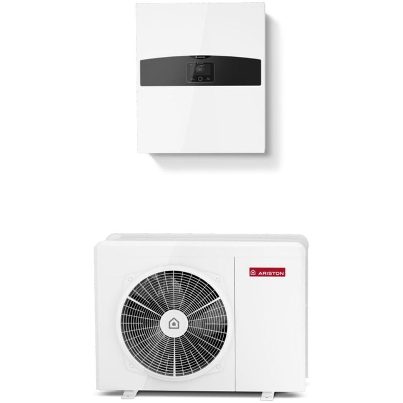 Ariston Group - Vernetzte kompakte Luft/Wasser-Wärmepumpe Nimbus Plus m mit elektrischem Zusatzgerät Ariston 8 kW, einphasig