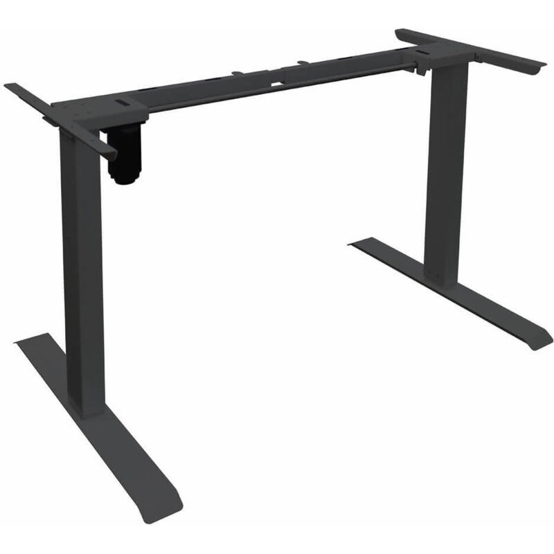Home Deluxe - Gestell für höhenverstellbaren Schreibtisch axion Farbe: Schwarz Schreibtischgestell Höhenverstellbar Elektrisch Schreibtisch