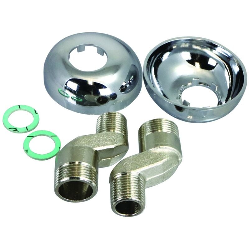 Presto - Versetzte Verbindung 21mm-m1/2xm3/4-Rosette 70 mm 70221