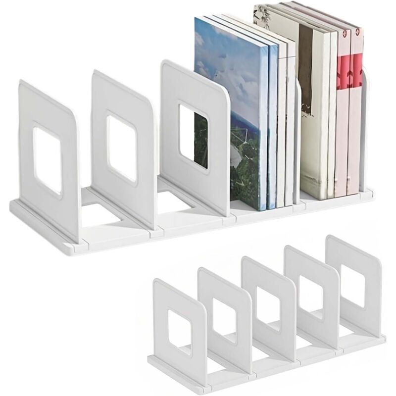 Verstellbare Buchstützen, Aktensortierer fürs Büro, Aktenschrank fürs Büro, Zeitschriftenständer, Büroaufbewahrung, Postablage,