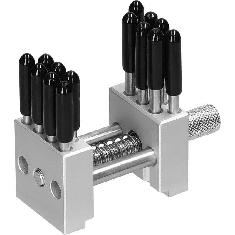Verstellbarer Aluminium-Schraubstock – Multifunktionsklemme für Heimwerkerprojekte, Modellbau und Renovierung – Großer Spannbereich – KZQ