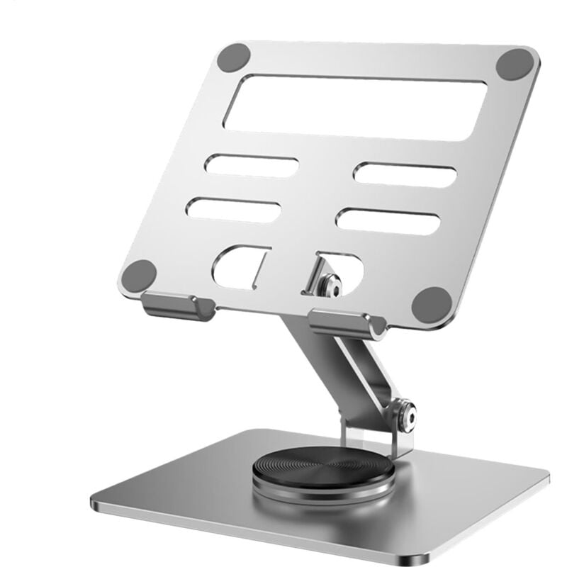Verstellbarer Tablet-Ständer für den Schreibtisch, Tablet-Halterung, Tablet-Halterung, tragbarer Monitorständer mit 360°-Drehung