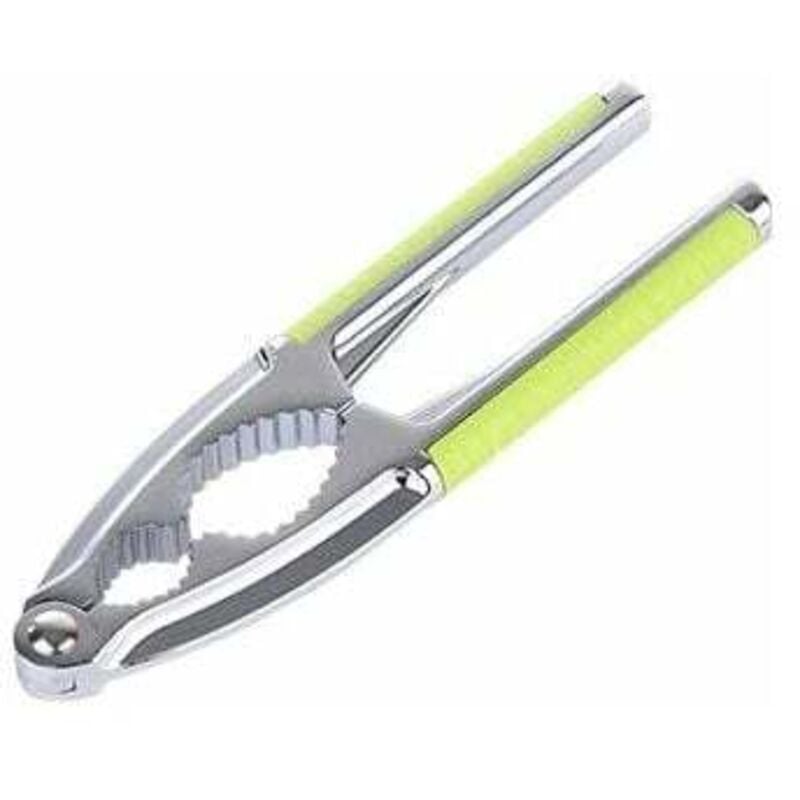 Grüner Multifunktions-Nussknacker aus Edelstahl, Nussknacker-Werkzeug, Zange, Nussschäler, Explosionen, Pinzette