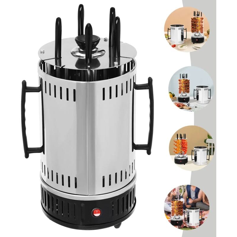 Vertikaler Elektrogrill Rotating Elektrische Drehgrillmaschine Rotisserie-Grill