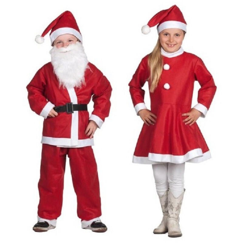 Trade Shop Traesio - Trade Shop - vestitino für kinder babbo natale kinder und kinder von 6 bis 9 jahre rosso -
