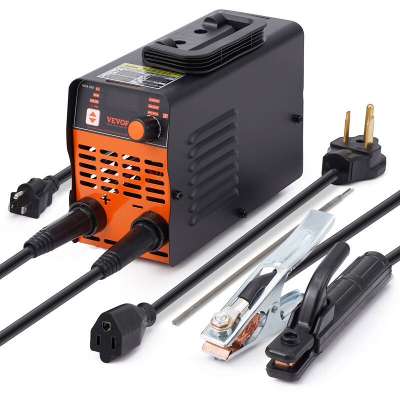 220 v Stabschweißgerät, 120 a ARC/Lift WIG-Schweißgerät mit großem LED-Display, tragbares 2-in-1-Stabschweißgerät mit Hot Start Arc Force Anti-Stick