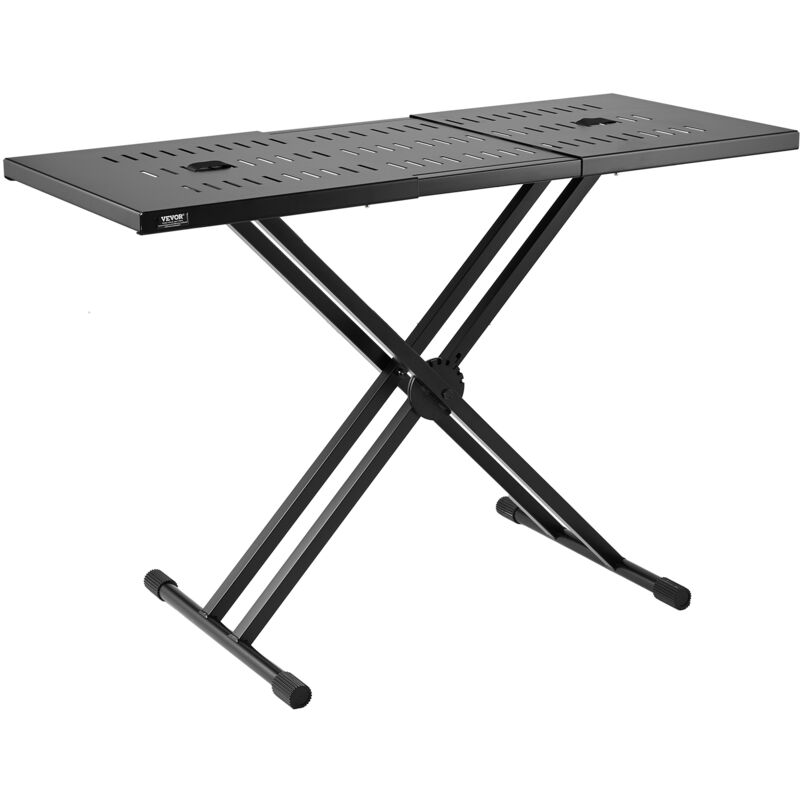 VEVOR DJ-Tischständer, (32'-43') x 18' tragbarer DJ-Laptop- und Controller-Ständer, leichter DJ-Schreibtisch, DJ-Pult, höhenverstellbarer DJ-Ständer,