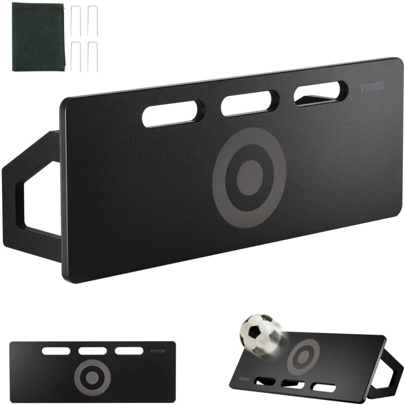 VEVOR Fußball Rebound Board, tragbares Prellwand 80 x 30 cm, HDPE Rebounder Ausrüstung mit 2 Rückprallwinkeln, Trainingsbrett Rebounder Kicker für