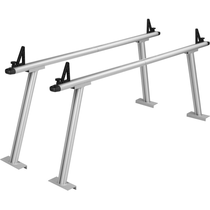 Mophorn - vevor Lkw-Träger Lkw Rack, 363 kg Kapazität, 1803 x 787,4 mm Aluminium-Leiterträger für Lkw mit 8 nicht Bohrenden C-Klemmen,
