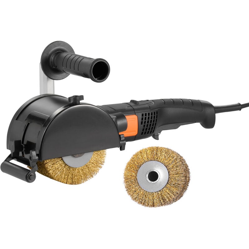 VEVOR Poliermaschine, 1300 W, 6 variable Geschwindigkeiten, Oberflächenbearbeitungswerkzeug, handgeführte elektrische Metall-Poliermaschine mit