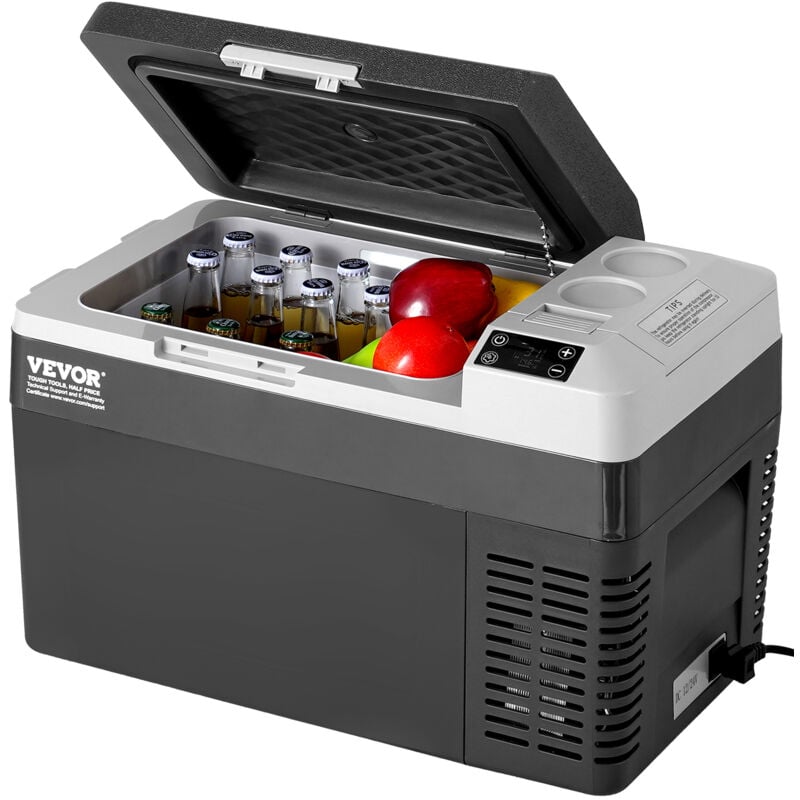 Tragbarer Autokühlschrank,12V-Autokühlschrank,25 l / 26,4 qt Einzelzonen-Tragbarer Gefrierschrank,-4℉-68℉ Einstellbare Temperatur,Kompressorkühler