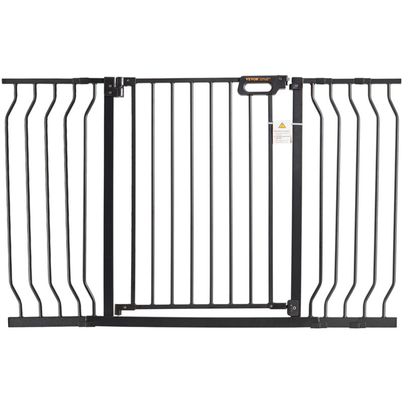 Türschutzgitter, Absperrgitter Treppengitter, 749–1346mm Breitenbereich Kindergitter, Haustiergitter, Treppenschutzgitter, Beidseitig Schwenkbare