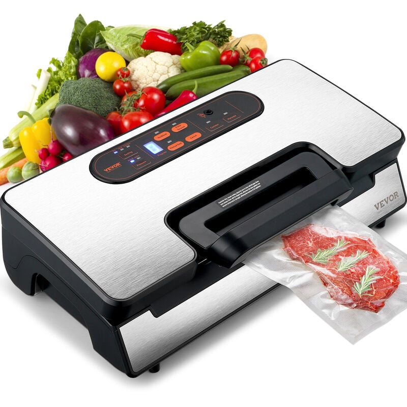 Mophorn - vevor Vakuumiergerät 130W Vakuumierer 90Kpa Einschweißgerät 30cm Dichtungslänge Folienschweißgerät für trockene oder feuchte Lebensmittel