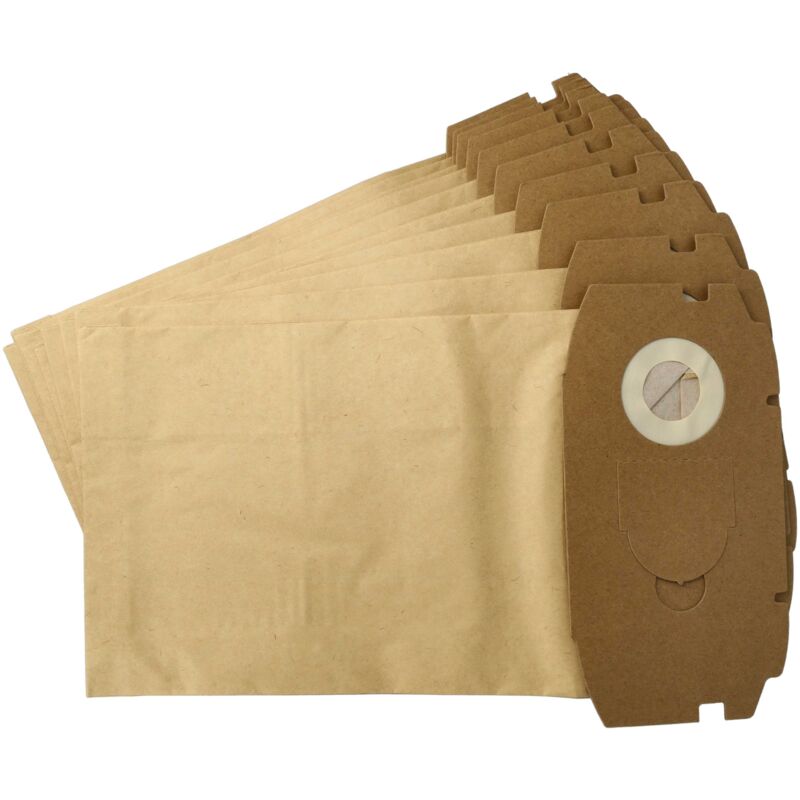 10x Staubsaugerbeutel kompatibel mit Festo / Festool ct, ctl Midi, ctl Mini, ct Mini, fis-ctl Mini, fis-ct Mini Staubsauger - Papier - Vhbw
