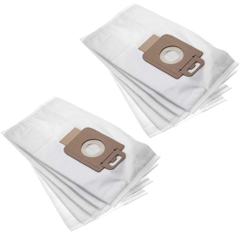 10x Staubbeutel kompatibel mit Nilfisk P12, P10, Life, eco, King Hygienic, Cleaner Staubsauger - Mikrovlies, 30cm x 17cm Weiß - Vhbw