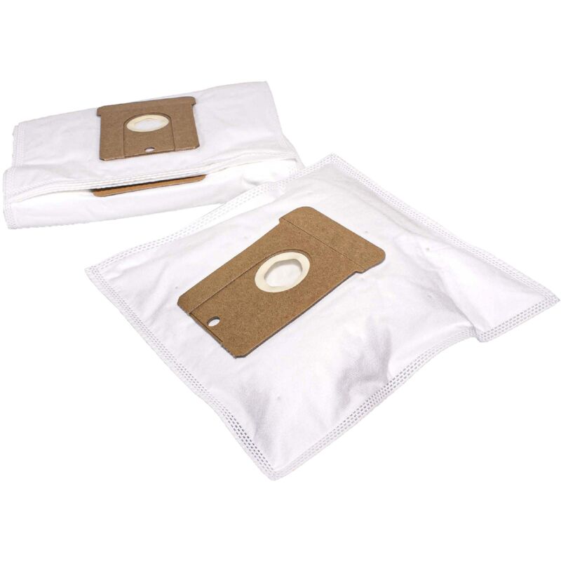 10x Staubbeutel kompatibel mit Singer Junior 5, Mistral 2000, Cyclone 2000, Cyclone 3000 Staubsauger - 30cm x 18,5cm Weiß - Vhbw