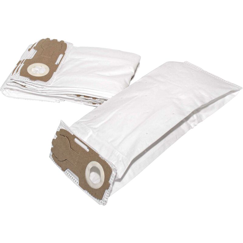 10x Staubsaugerbeutel kompatibel mit Vorwerk Kobold vk 118, vk 119, VK118, VK119, VK120 Staubsauger - Mikrovlies, 21,5cm x 18cm, Weiß - Vhbw