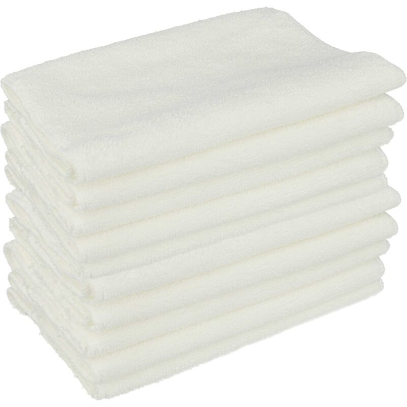 10x Wischbezug kompatibel mit Kärcher sc 4.100 cb, sc 6.800 c, sc 5.800 cb, sc 5.800 c Dampfreiniger, Dampfmop - Bodentuch - Vhbw