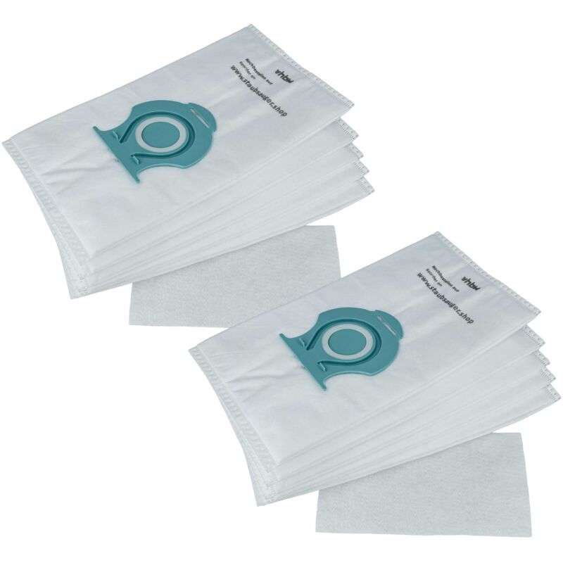 vhbw 12-tlg. Filter + Beutel Set Ersatz für Miele CO XXL, TU XXL für Staubsauger