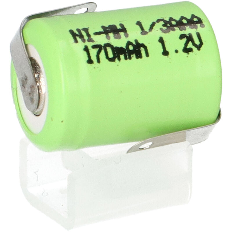 Vhbw - Akku Ersatz für 1/3AAA für Modellbau (170mAh, 1,2V, NiMH Grün)