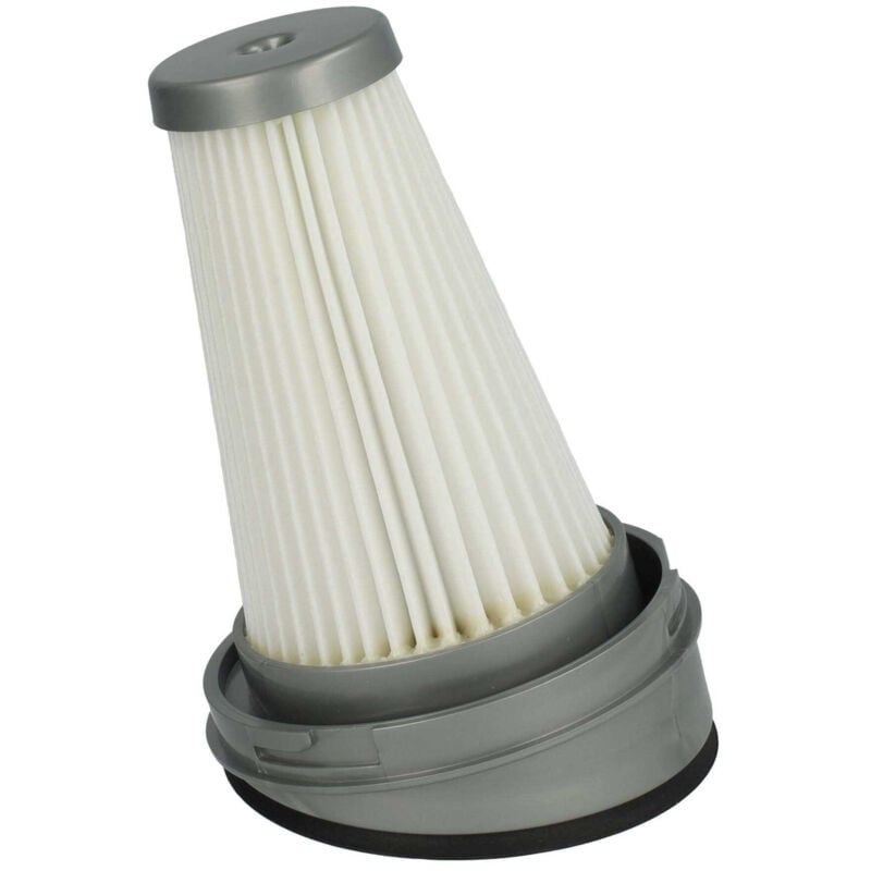 Vhbw - 1x Faltenfilter kompatibel mit Tefal Air Force 160 TY7231WO, Air Force 160 TY7232WO Staubsauger - Filter, Patronenfilter, schwarz weiß grau