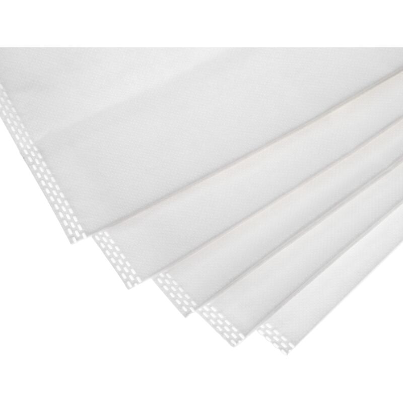 vhbw 20x Staubsaugerbeutel kompatibel mit Bosch GAS 1000 RF, GAS 1000 RF Professional Staubsauger - Mikrovlies, 55,55cm x 21,85cm Weiß