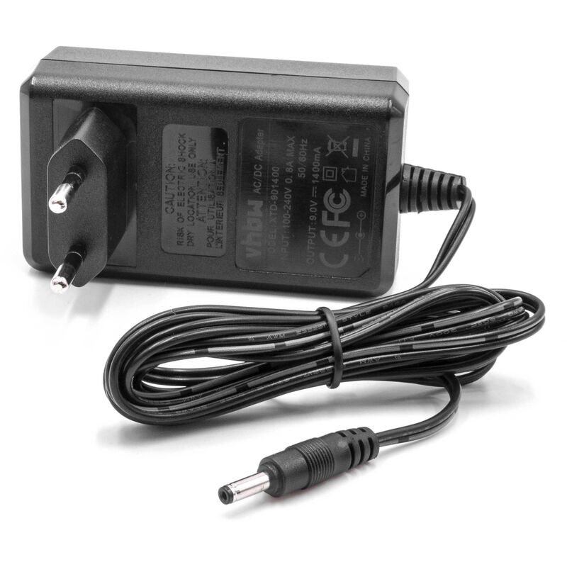 Netzteil kompatibel mit Compex Energy, Energy Mi-ready, Full Fitness, Mi-Fitness, Mi-Sport Muskelstimulator, Reizstromgeräte - 200 cm - Vhbw